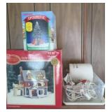 Christmas decoration Dickens collectibles and