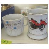 Lot of two vintage shaving mugs