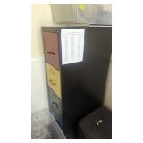 Four drawer file cabinet