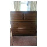 Mid-Century modern chest on chest of drawers
