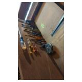 A lot of various screwdrivers