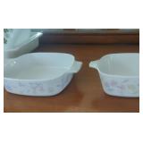 Vintage Corning Two pieces, no lids