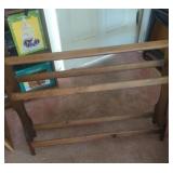Small wooden drying rack stand