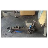 Vintage pipe rudder and vice