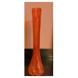Lefton art glass vase 11' don't feel a chip at