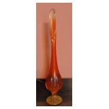 Mid-Century modern Viking swung vase 13.5 in