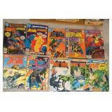 Vintage comic books Batman Supergirl Black
