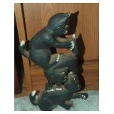 Cast iron doorstop cat thing 9'