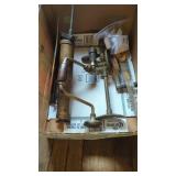 Oxlot various hand tools grease gun saws drill