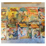 Vintage Wonder woman comic books lot of 10