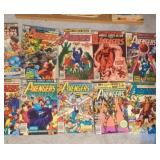Vintage comic books avengers lot of 10