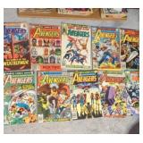 Vintage comic books Avengers lot of 10
