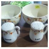 Halls Superior Autumn leaf four pieces