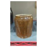 Salt glazed canner crock pint
