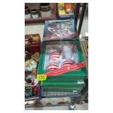 Glass Christmas ornaments 6 boxes not all