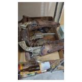 Hubley Marshal cap gun and holster set midcentury