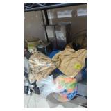 Retro clothes, pins, clothes, pin bag, paper