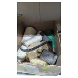 Box of string and rope, wood grainer