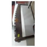Antique two-man saw 6'