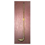 Brass horse theme cane
