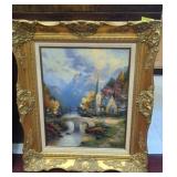 Thomas kinkade print chapels of nature 1,  3516/