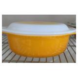 Vintage Pyrex sunflower casserole