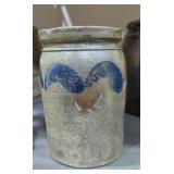 Strasburg, Virginia stoneware salt glazed crock