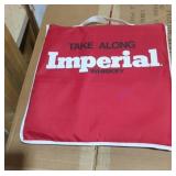 New Old stock imperial whiskey advertising seat