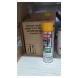 Krylon pro striping paint yellow one pack of six