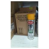 Krylon pro striping paint yellow one pack of six