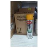 Krylon pro striping paint yellow one pack of six