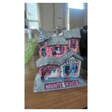 Vintage plastic haunted house Halloween
