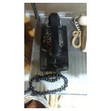 Antique Bell system wall mount telephone