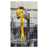 Two pipe wrenches
