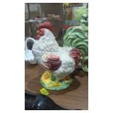 Rooster cookie jar 11'