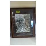 Framed photo black and white Cumberland, Maryland