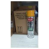 Krylon pro striping paint yellow one pack of six