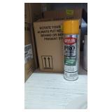Krylon pro striping paint yellow one pack of six