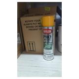 Krylon pro striping paint yellow one pack of six