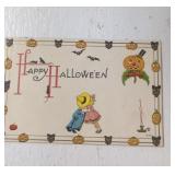 Vintage Halloween postcard