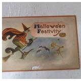 Vintage Halloween postcard