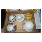 Porcelain teacup sets German Bavarian