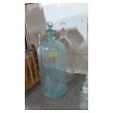 Large apothecary bottles with stoppers 12' tall