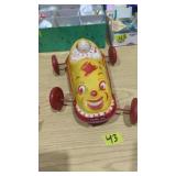 Krazy Kar Mobo Tin Litho, Clown Car, made in