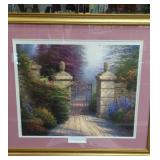 Thomas kinkade print the open gate number 59 of