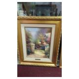 Thomas kinkade print 'Rose gate' 2860/2950 24'x21