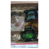 Lot of miscellaneous ashtrays mid-century