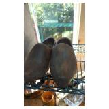 Antique Dutch wooden clogs