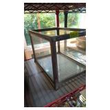 Glass terrarium 13x9x9