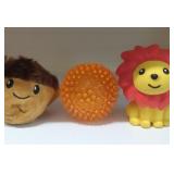 Lot of three brand new dog toys